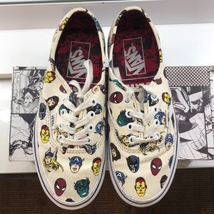 vans marvel heads
